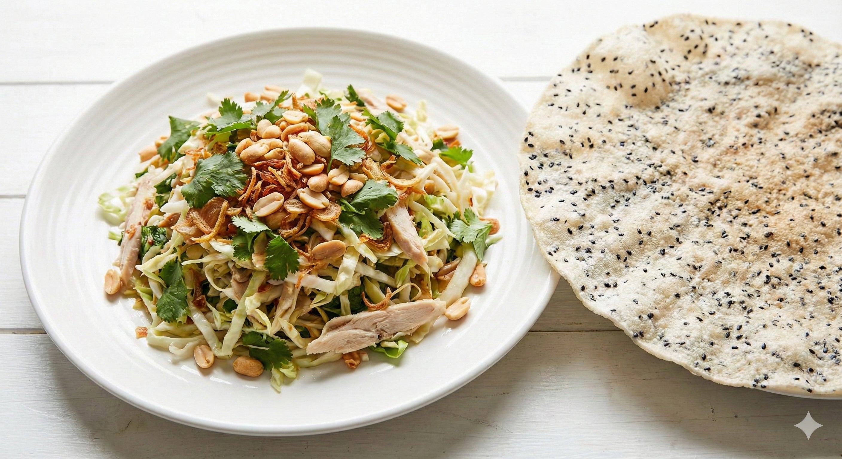 Double Parrot Banh Da Spring Roll Wrapper Black Sesame 22cm