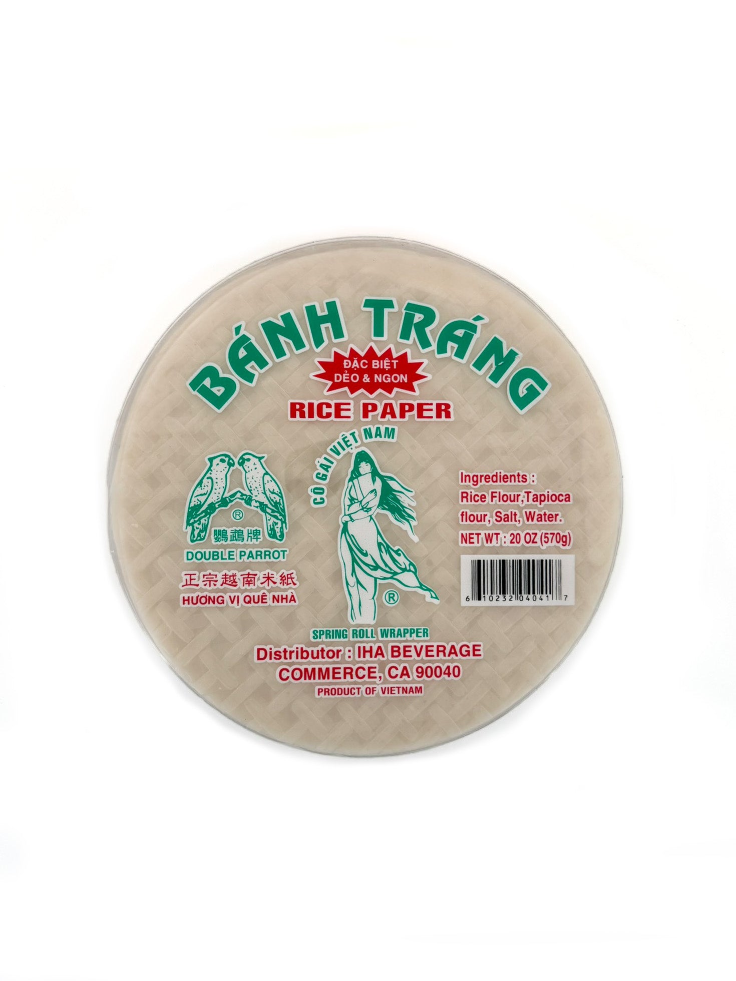Double Parrot rice paper vietnamese spring roll goi cuon 20 oz