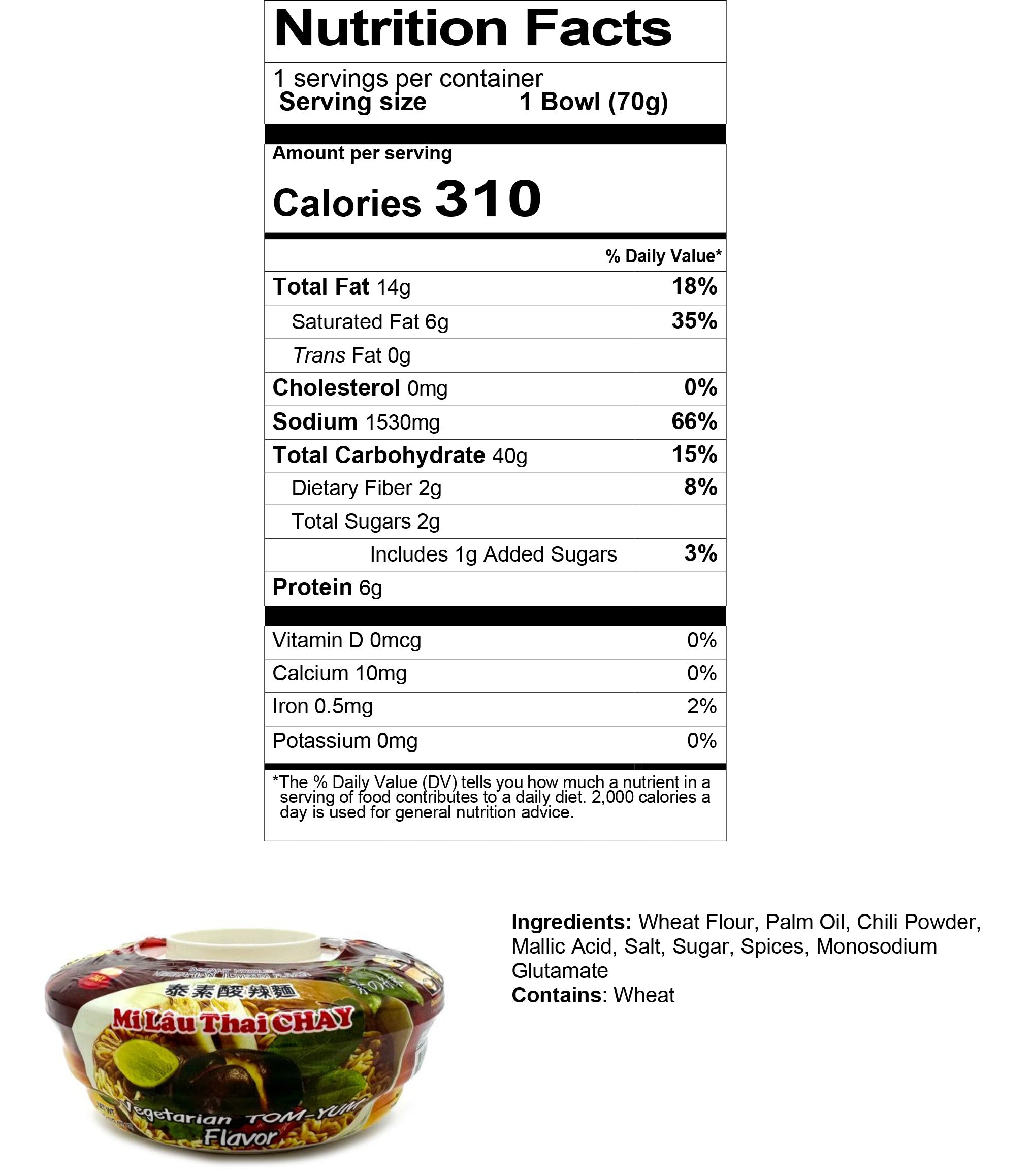 Kim's Bowl tom yum vegetarian instant noodle Southeast Asian sweet sour spicy soup pantry staple