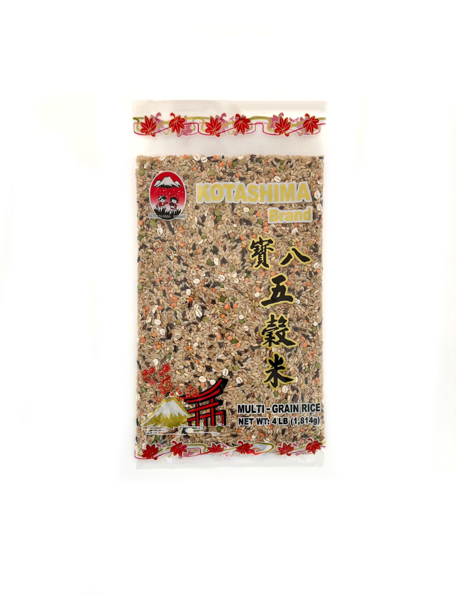 Kotashima multi grain rice premium blend white rice brown rice barley millet healthy whole grain Asian rice 4 lbs