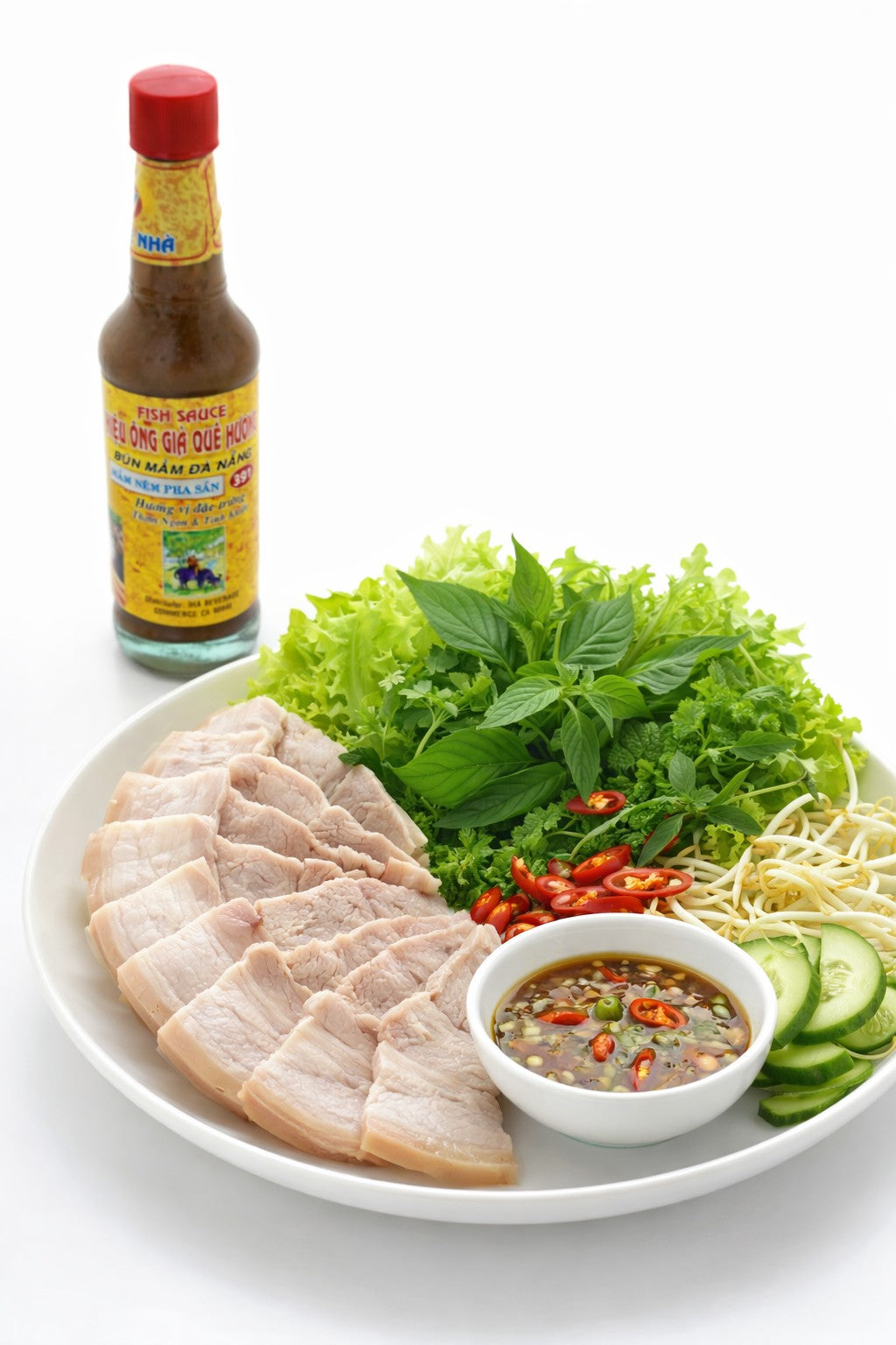 Vietnamese Grilled Pork Spring Rolls (Nem Nướng Cuốn) with Mắm Nêm