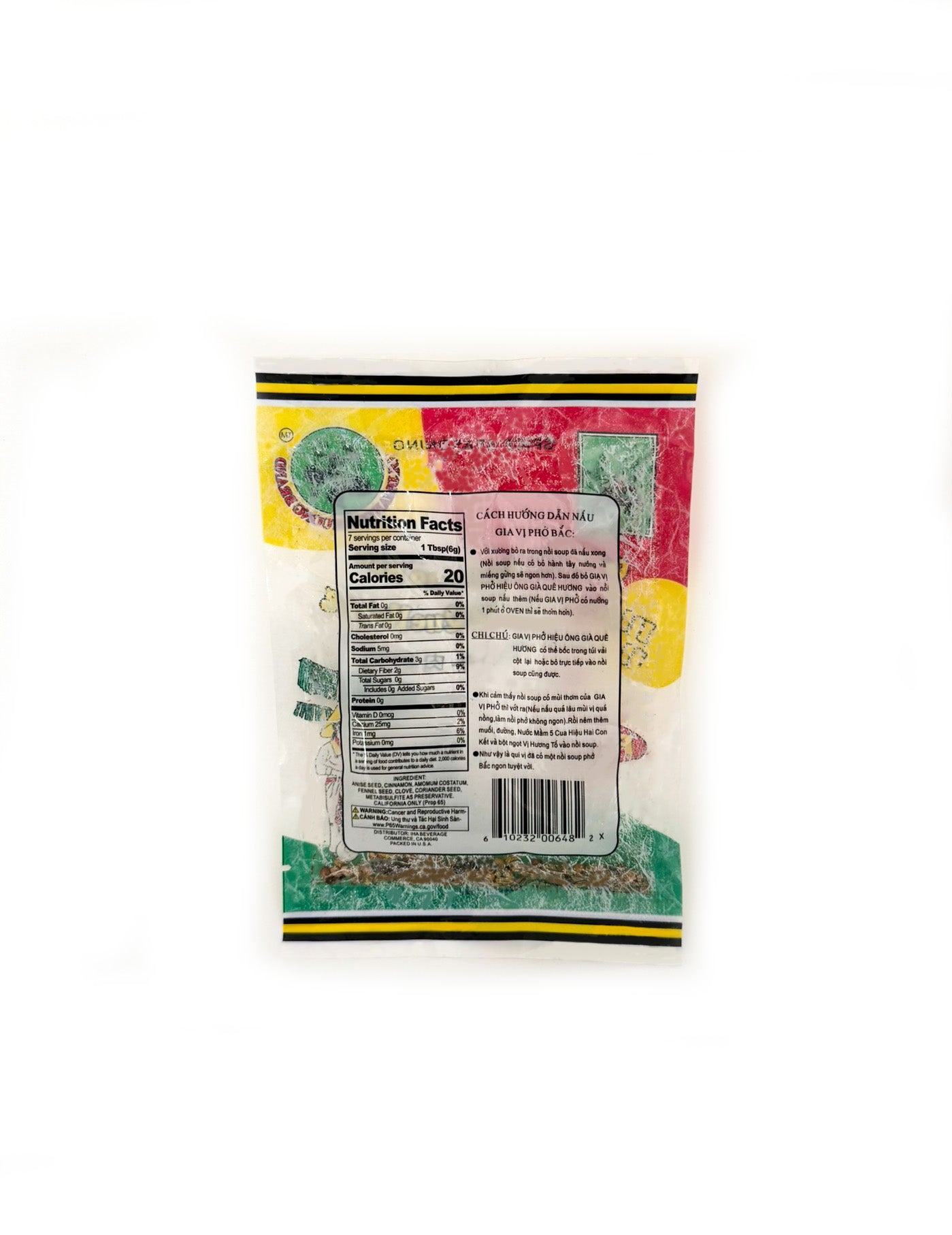 Oldman Que Huong Vietnamese pho spice blend Northern pho bac star anise cinnamon coriander authentic broth seasoning mix