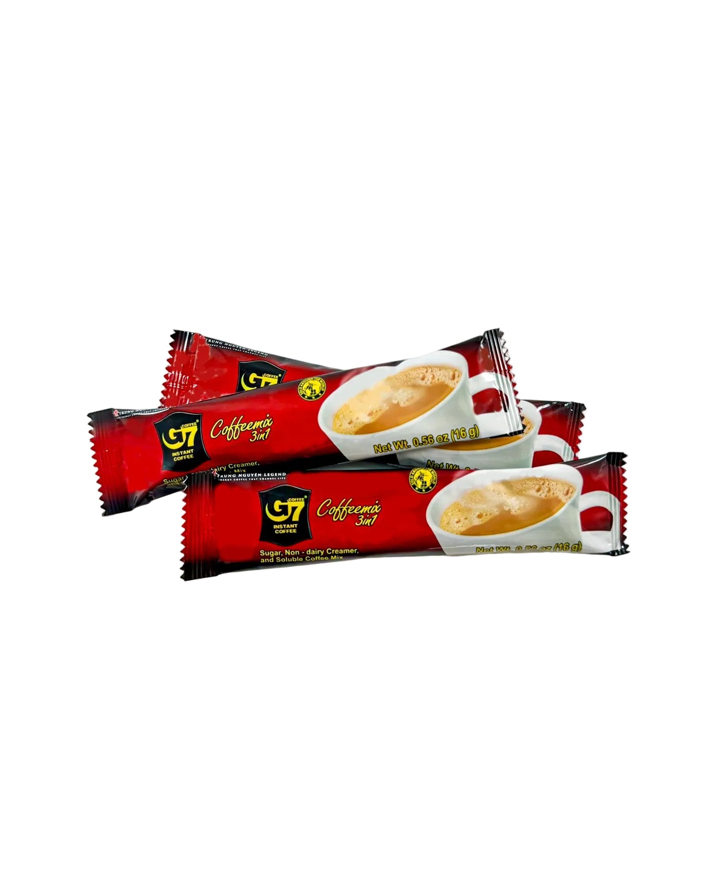 Trung Nguyen G7 Vietnamese instant coffee 3-in-1 robusta bold smooth cafe style single serve packet