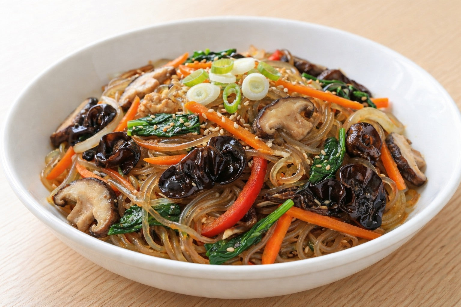 Kotashima sweet potato glass noodles vegetarian bowl healthy quick meals